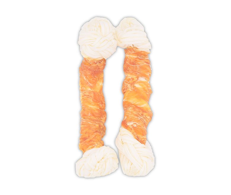 Chicken Wrapped Knoted  Bone