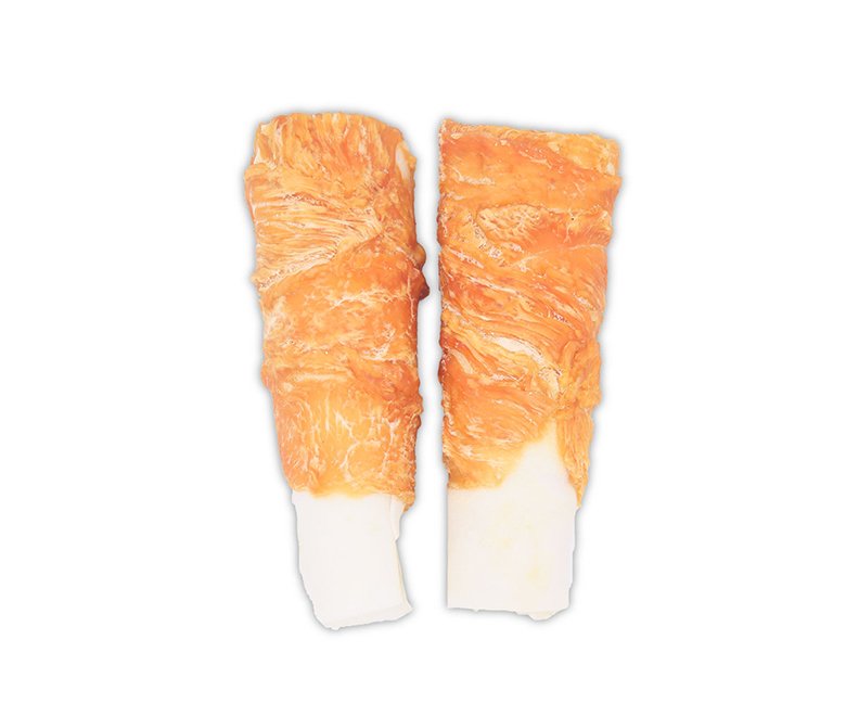 Rawhide leg with chicken