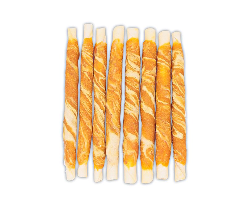 Marble Chicken Wrapped Twisted Stick