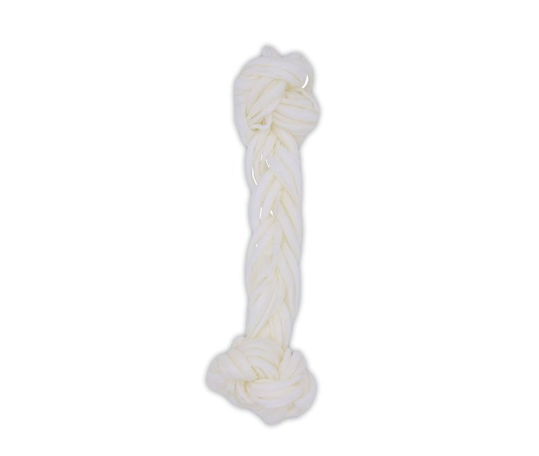 Rawhide thread knotted  bone