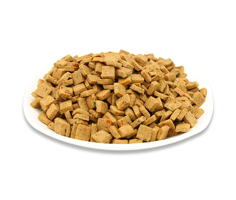 Baked food vegetable mosaic