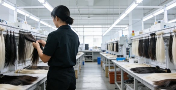 hair extensiosions supplier hair factory