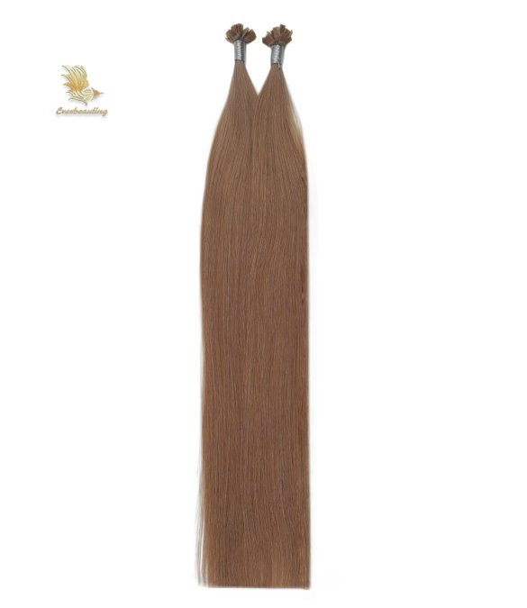 Double Drawn Flat Tip Keratin Hair Extensions 70#