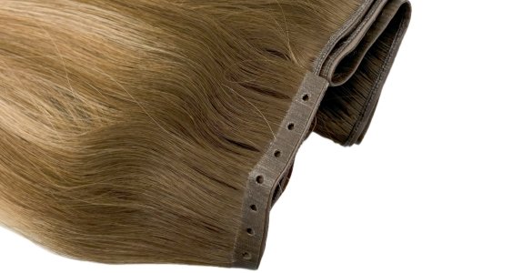 Extensiones de cabello de trama tipo mariposa