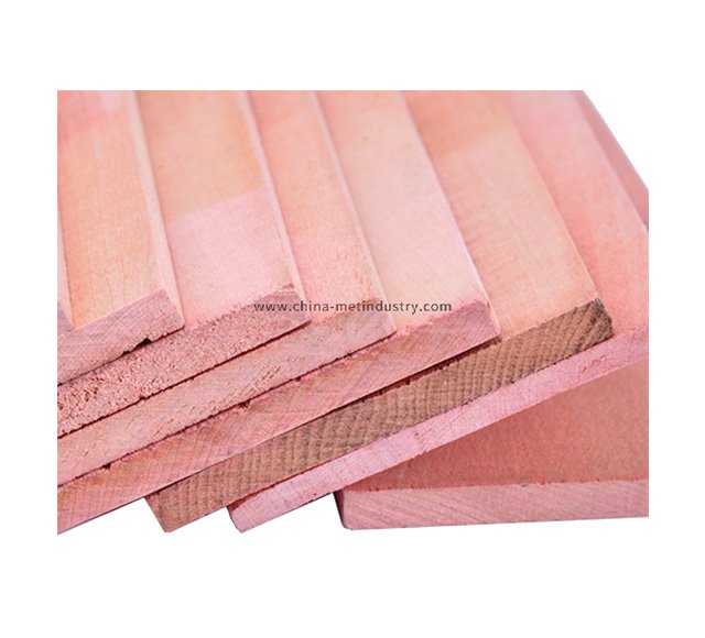 Softened poplar pencil slat