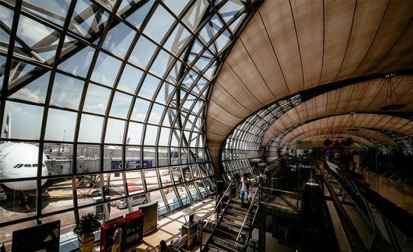 Prefabricated steel structure airport