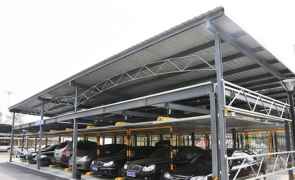 Vertical Steel Structure Carports