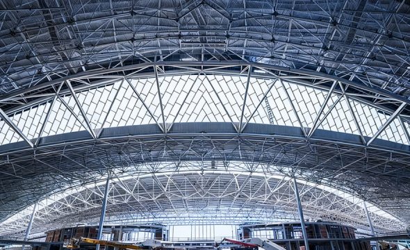 Long-span Prefabricated Steel Structures for Airports