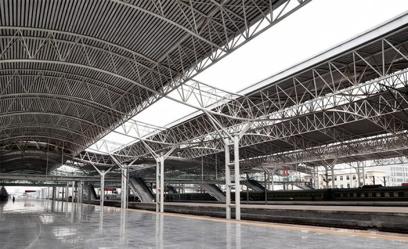 Space Frame Steel Structure Railway Stations