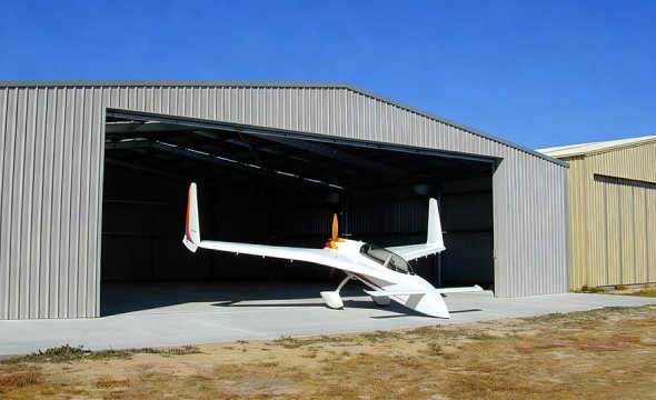 Long-Span Steel Structure Aircraft Hangar
