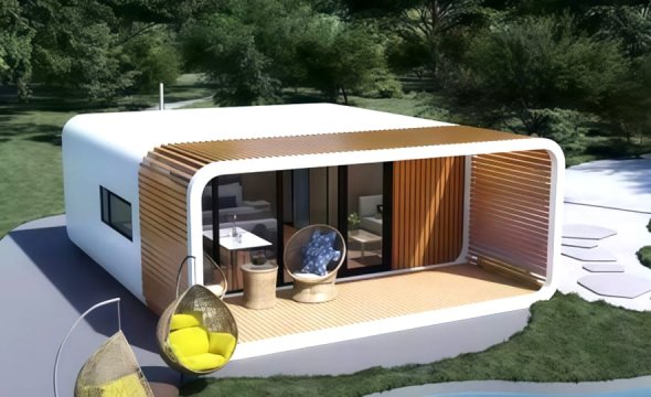 Modular prefabricated apple pod