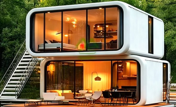 Two-story apple pod