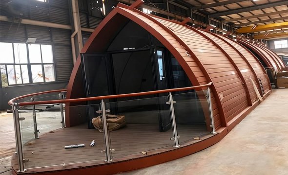 Prefabricated Houseboat