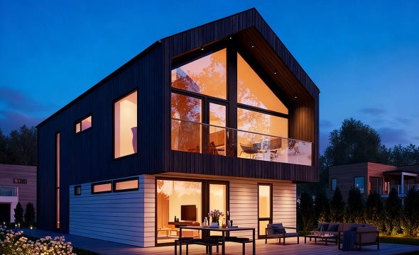 Luxury Prefabricated Light Steel Villa