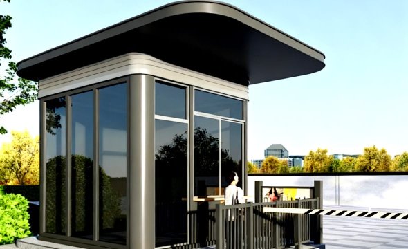 New-style Portable Security Booths