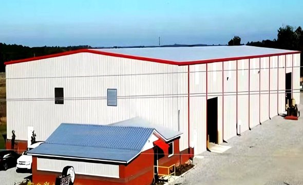 Custom-Designed Prefabricated Civil Warehouse
