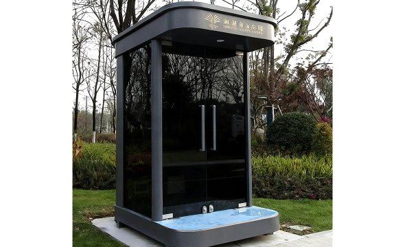 Ustomizable steel structure security booth