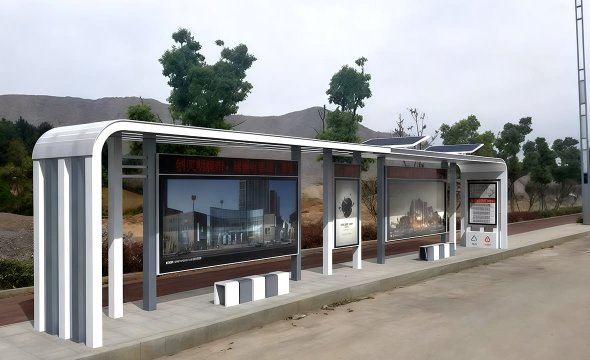Steel structure publicity board