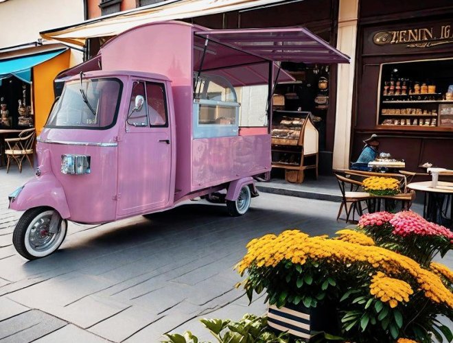 Piaggio CH Food Cart