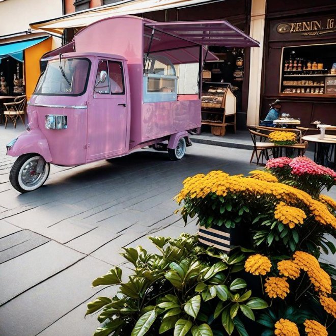 Piaggio CH Food Cart
