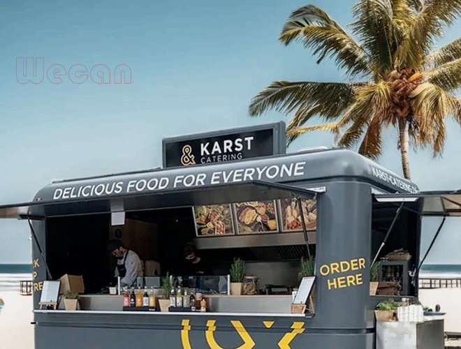 Metal AirStream 3 Food trailer