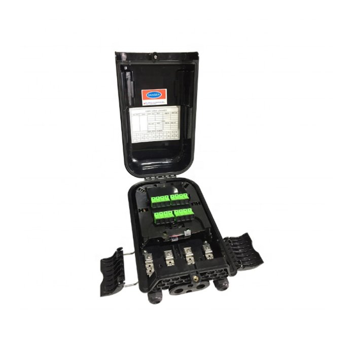 FAT-16 Round High Quality 16 Port SC APC NAP ABS Terminal Box Plc Fiber Optical Distribution