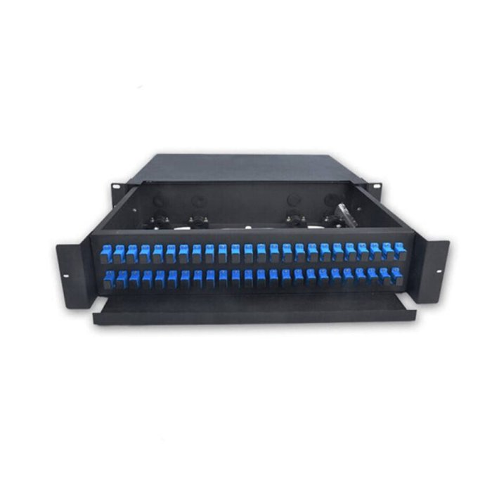 2U 48 Ports ODF Optical Drawer Fiber Optic Patch Panel