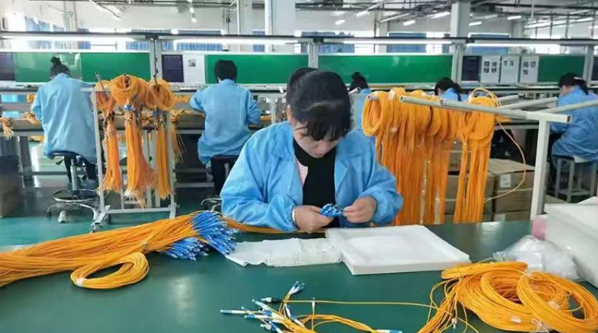 Inside Richer’s Professional Patch Cord Workshop: Advanced Production and Quality Excellence