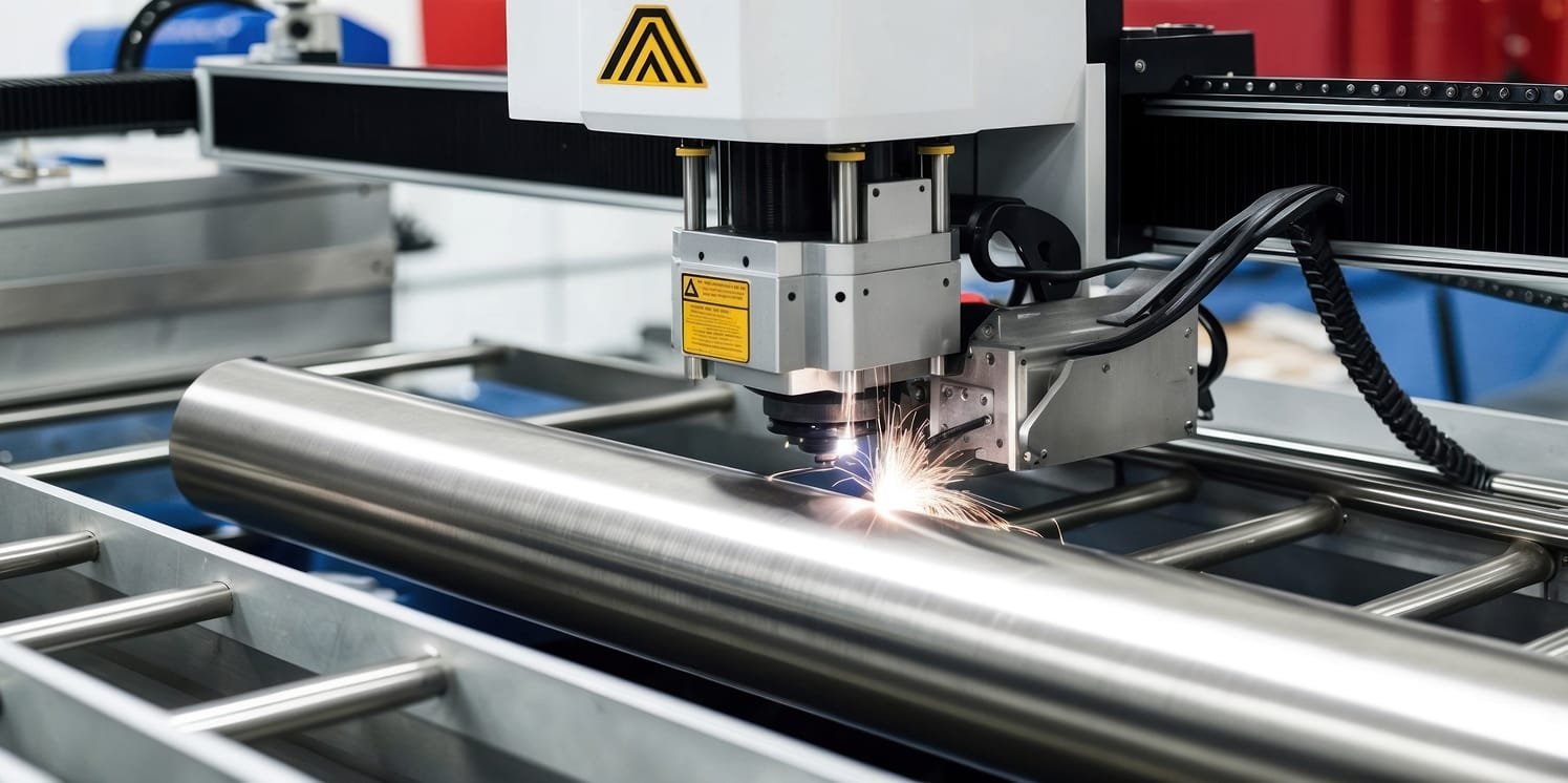 Structural Parts on a Laser Cutting Machine 01