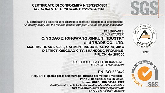 Certified Under ISO 9001, ISO 14001, and ISO 45001 by SGS