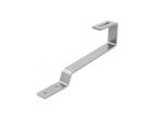 Fixed solar tile roof hook
