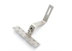 Adjustable solar tile roof hook