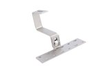 Adjustable solar tile roof hook