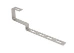 Fixed solar tile roof hook