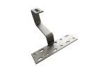 Welded solar roof hook