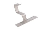 Welded solar roof hook