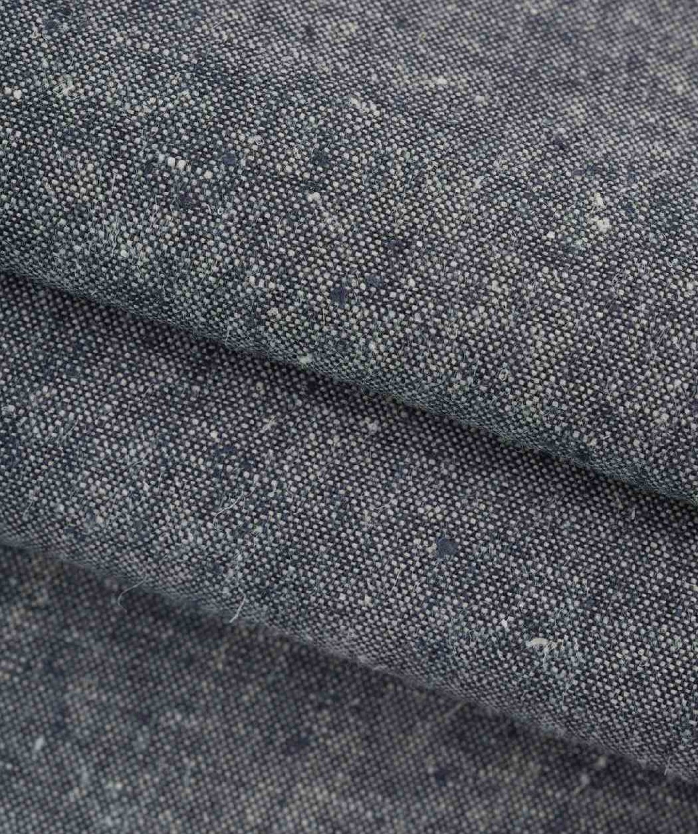 Midweight hemp and tencel chambray weave
