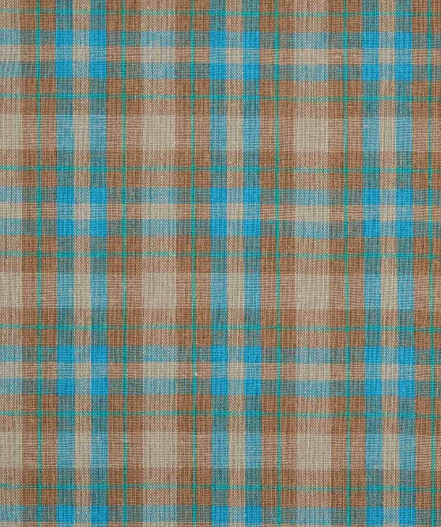 Lightweight check textile for eco shirts