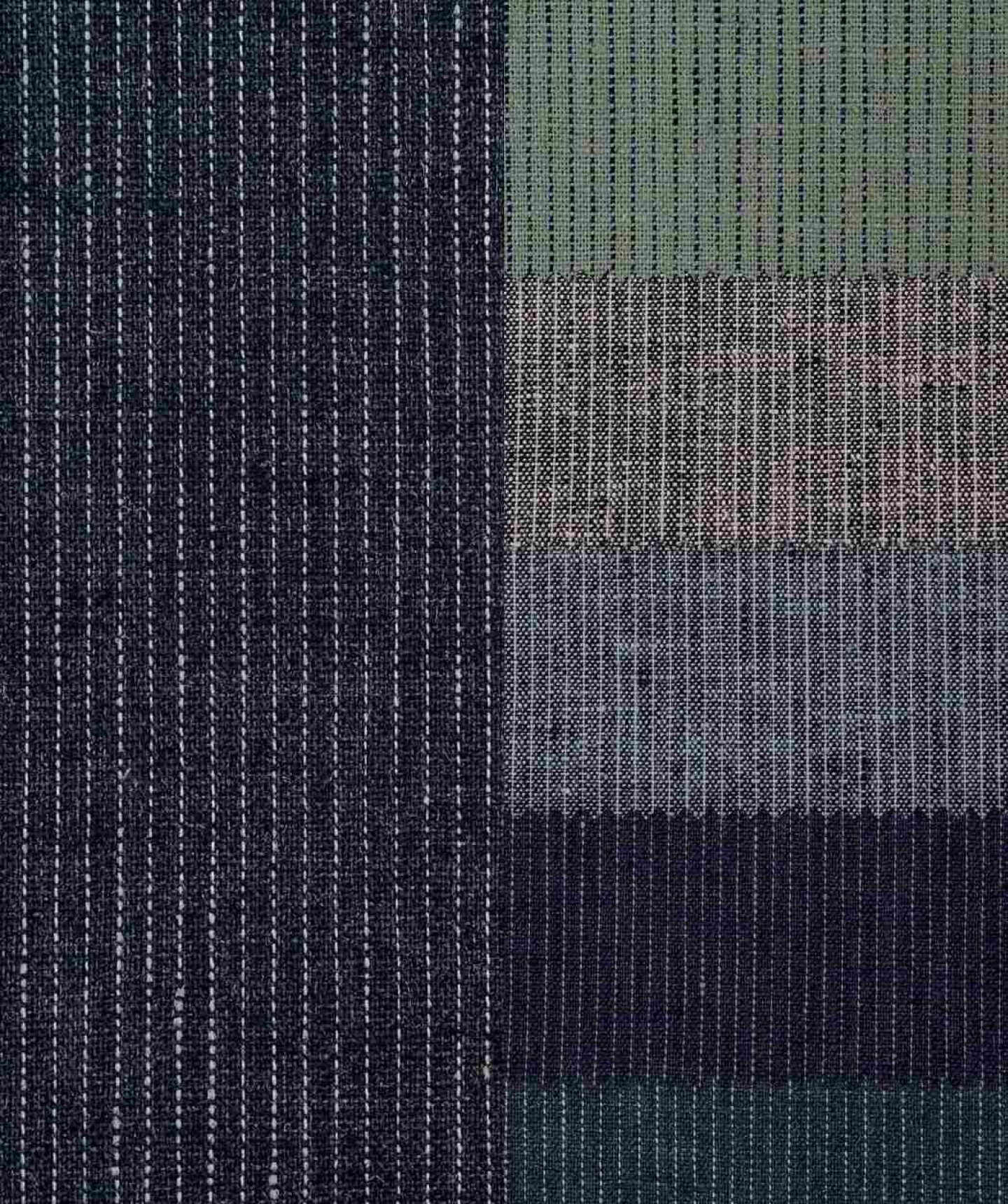 modern stripe fabric for sustainable apparel