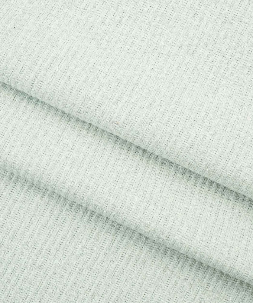 HEMP & TENCEL BLEND HIGH-WEIGHT CONCAVO-CONVEX WEAVE JERSEY FABRIC ( KJ2232)