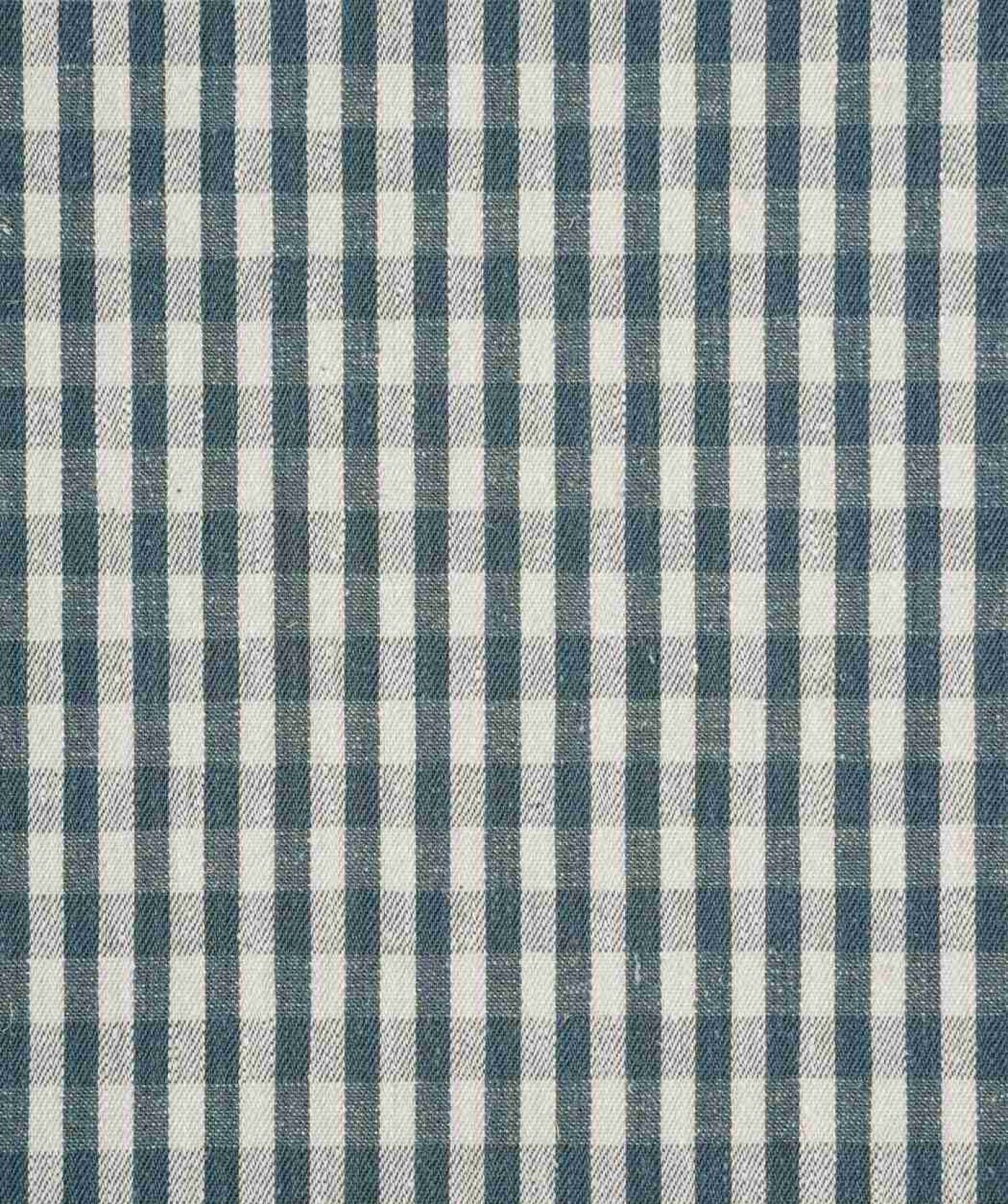 Color-woven check pattern textile detail