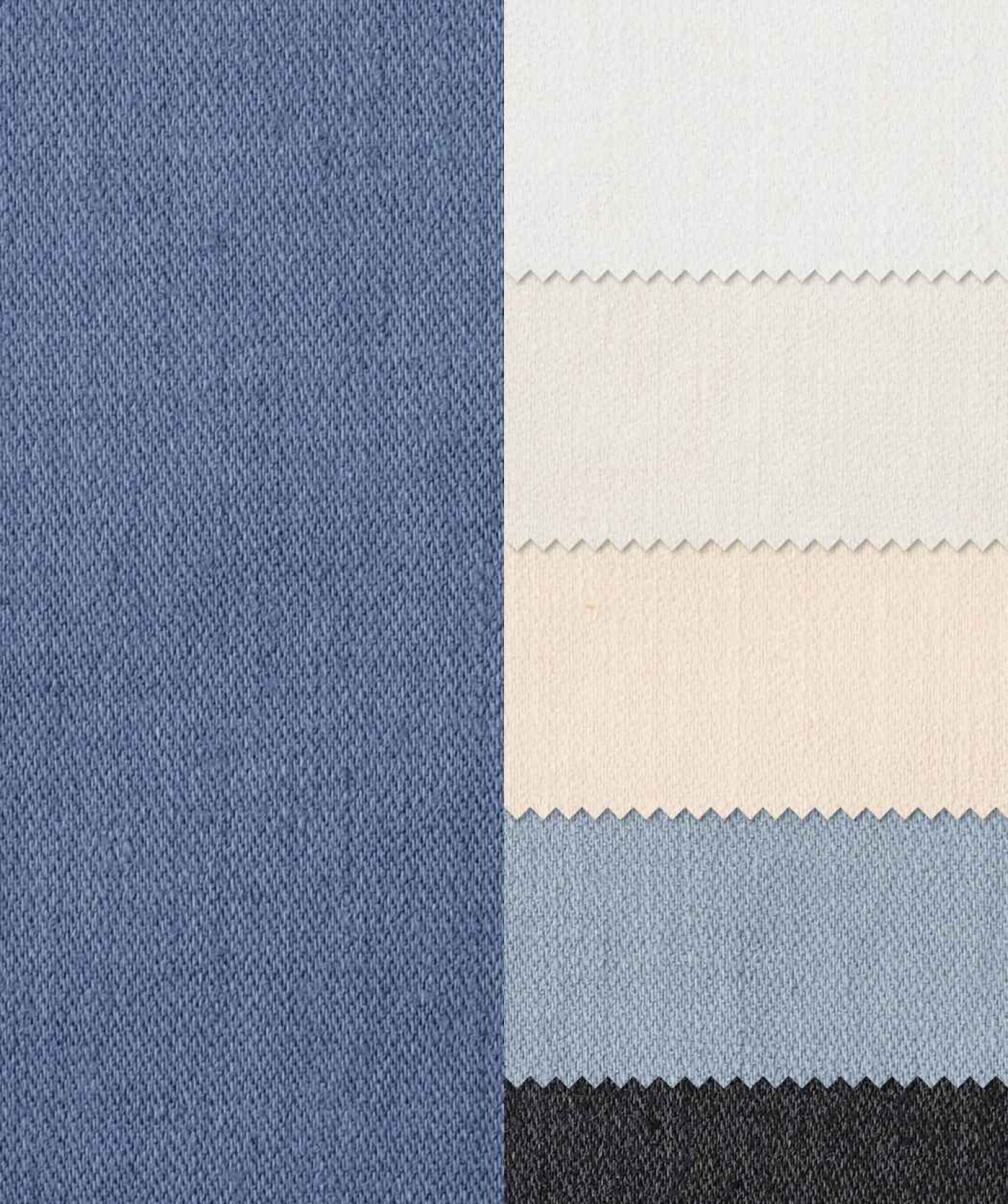 Designer textile sample with natural luster