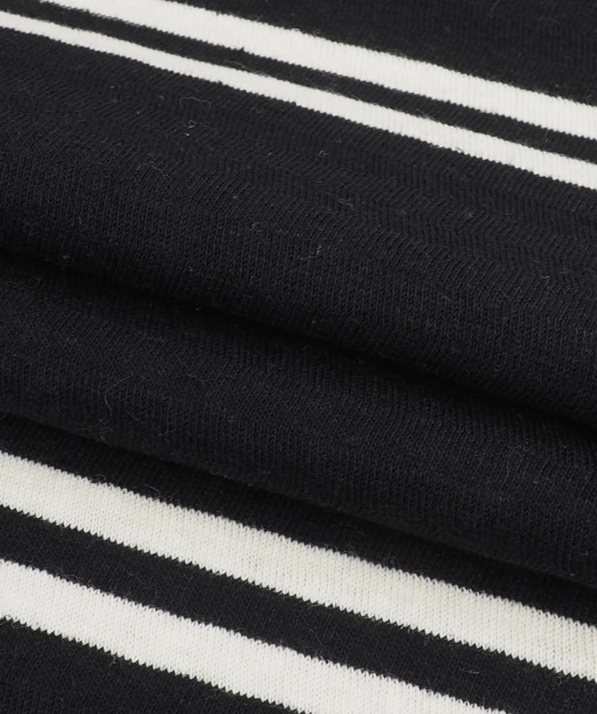 HEMP & ORGANIC COTTON LIGHT WEIGHT YARN DYED JERSEY ( KJ21D854A )