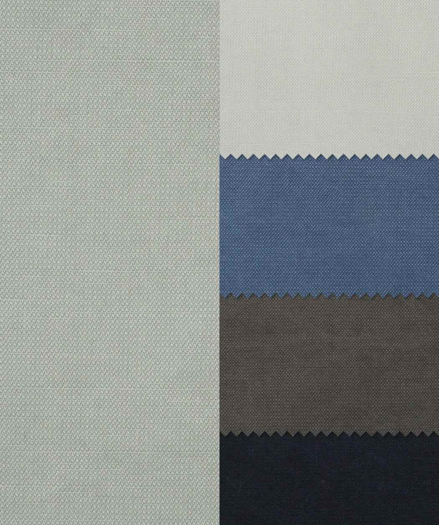 Mid-weight hemp cotton textile close-up