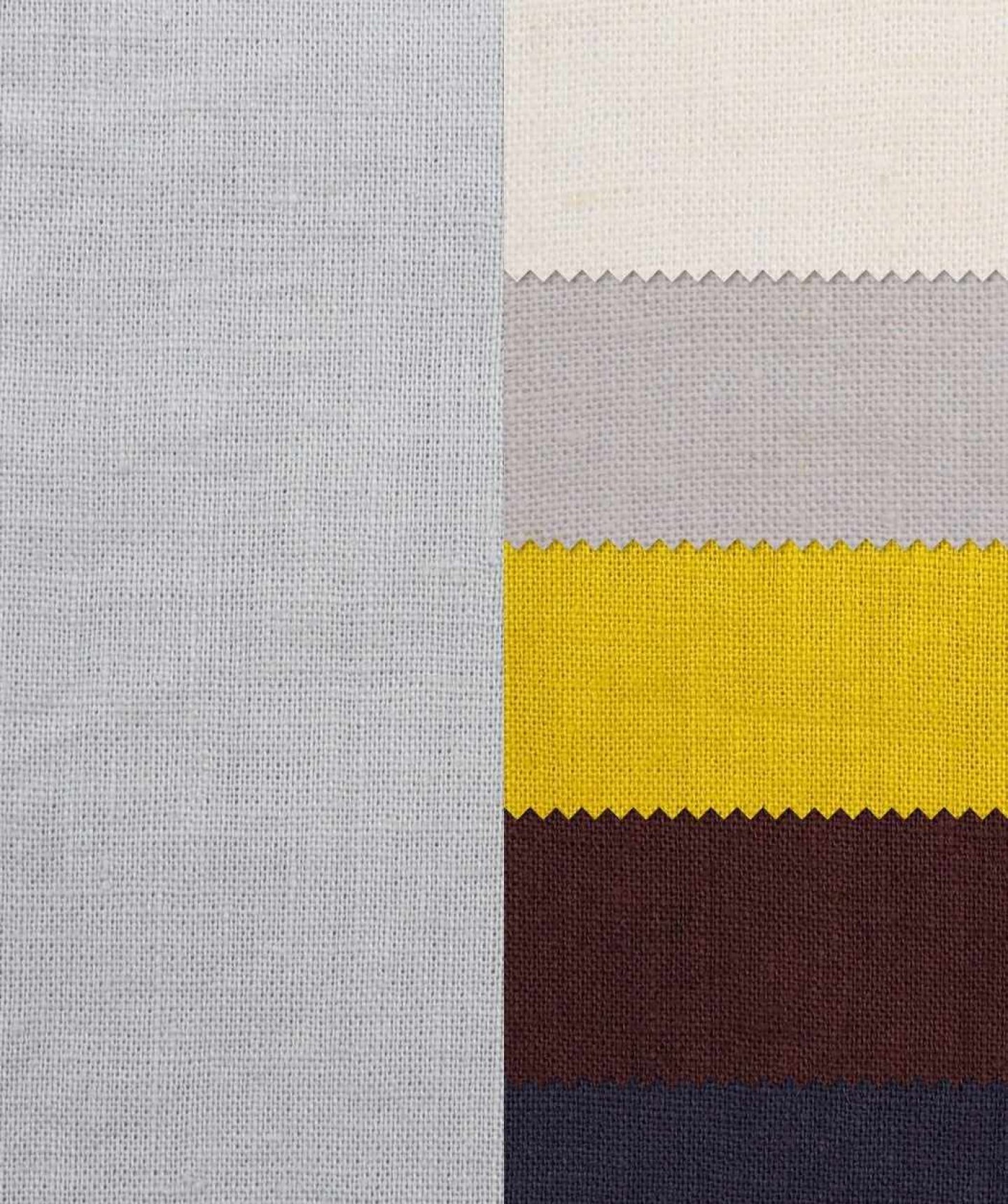 Organic cotton hemp blend textile sample