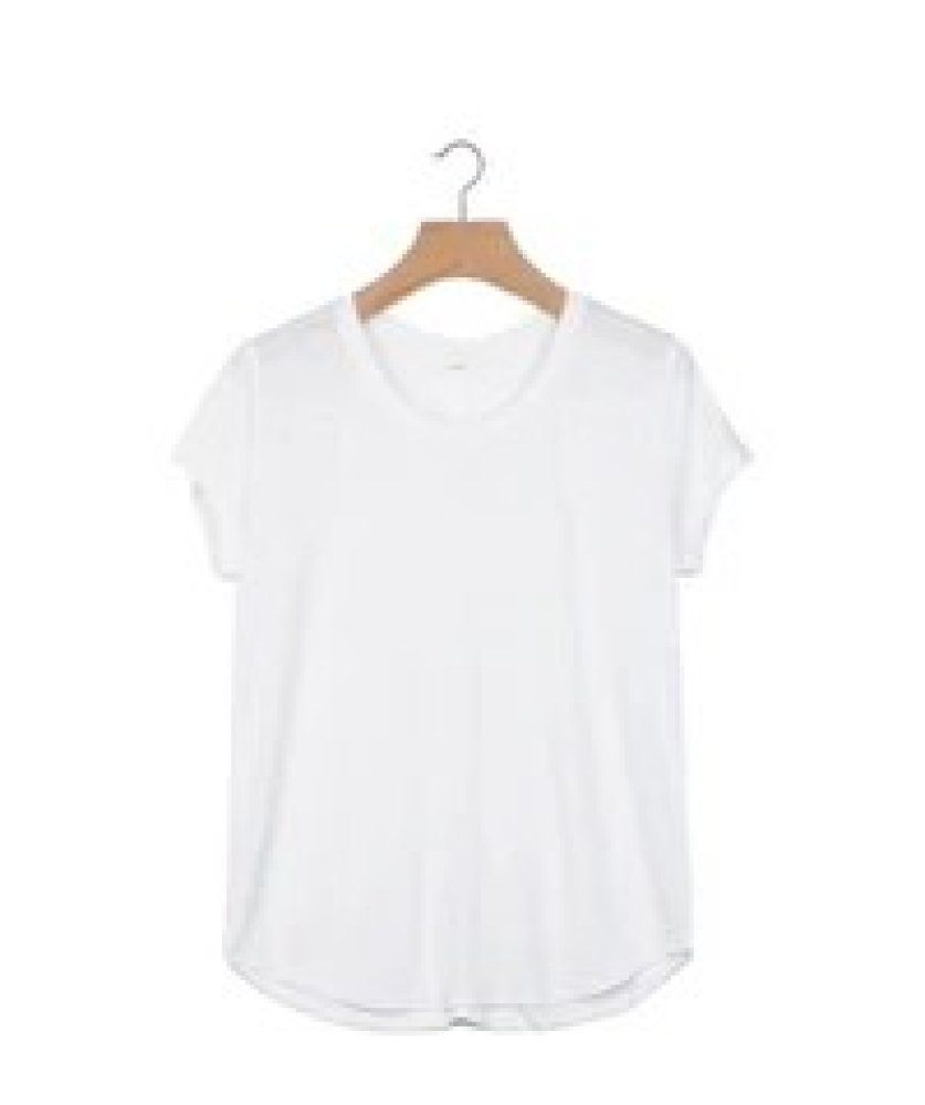 HEMP & TENCEL WOMEN'S KNITTED SHORT-SLEEVED SHIRT