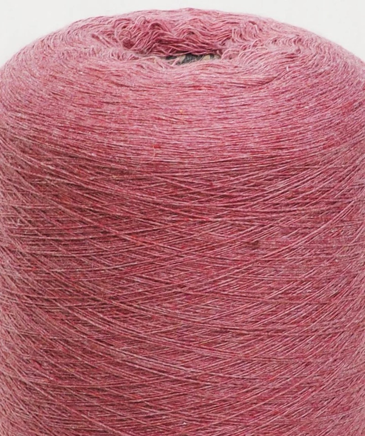 red fiber yarn with raised texture
