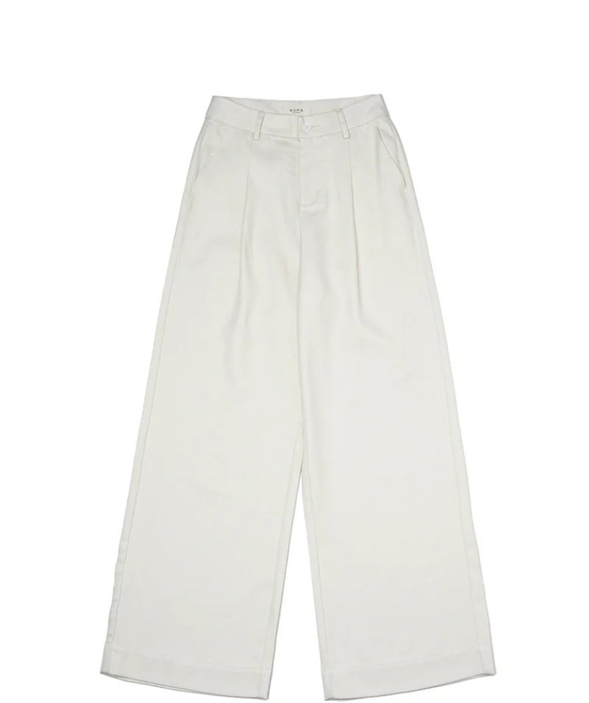 HEMP & RECYCLED POLYESTER WOMEN'S WIDE-LEG SLACKS