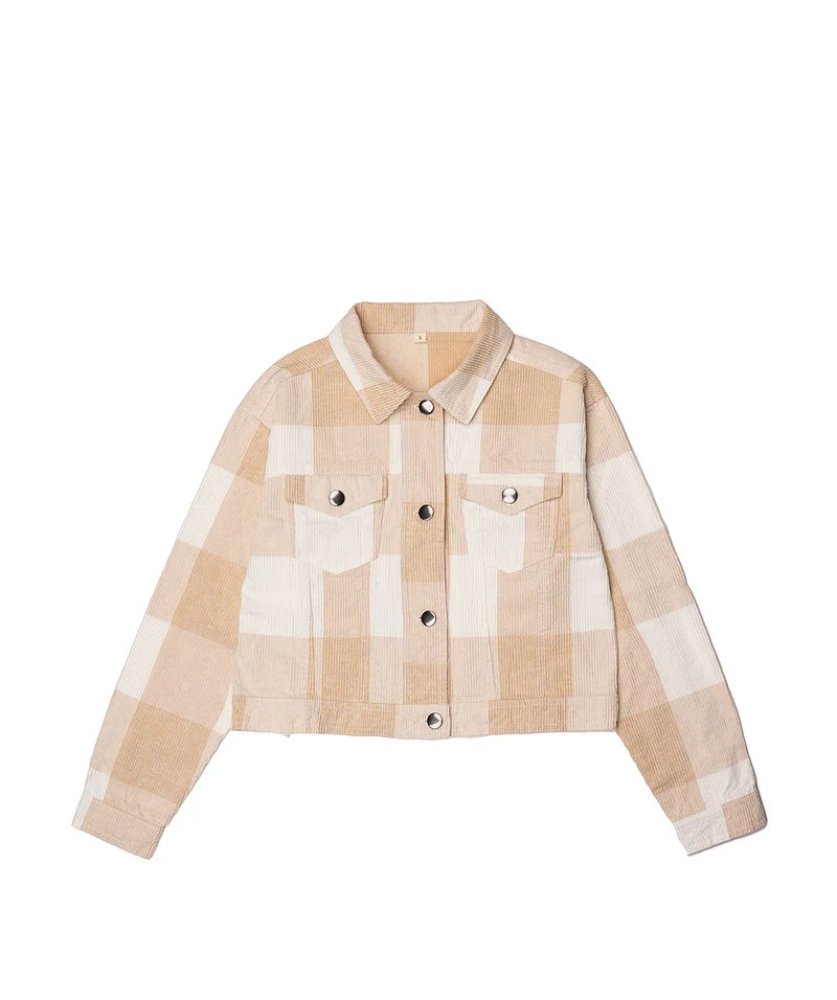 HEMP & ORGANIC COTTON YARN DYED CORDUROY JACKET