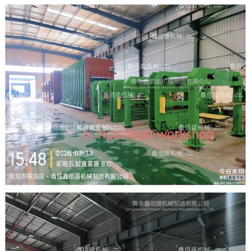 Fabric Cord Rubber Conveyor Belt Production Line -In factory & customer workshop  